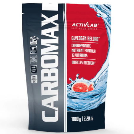 Activlab CarboMax Energy Power dynamic Węglowodany - Smak grejpfrutowy (1000 g)