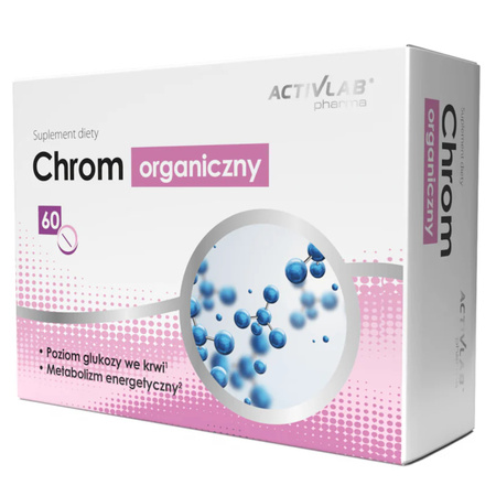 Activlab Pharma Chrom organiczny - 60 tabletek