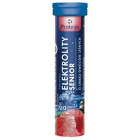 Protego Elektrolity SENIOR o smaku owoców leśnych - 20 tabletek musujących