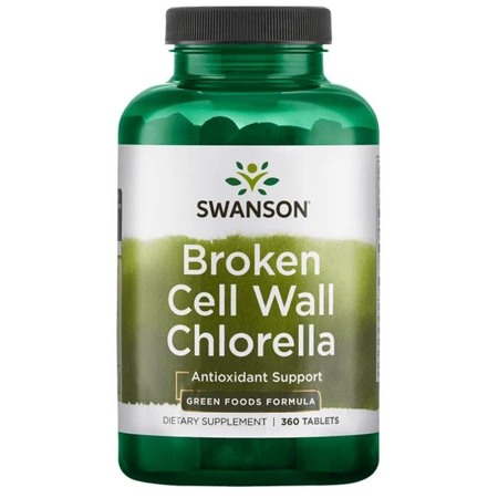 Swanson Chlorella 500 mg 360 tabletek