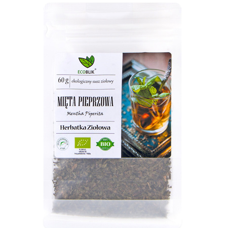 Herbatka ziołowa Mięta pieprzowa Ecoblik - 60g