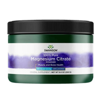 Cytrynian Magnezu w proszku 100% czystości 244g Swanson