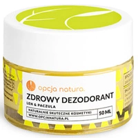 Opcja natura Zdrowy dezodorant Len & Paczula - 50 ml