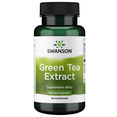 Swanson Zielona Herbata (Green Tea Extract) 500 mg - 60 kapsułek