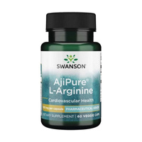Swanson AjiPure L-Arginina 500 mg - 60 kapsułek