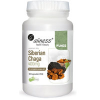 Aliness Siberian Chaga (Błyskoporek Podkorowy) 400 mg Ekstrakt - 90 kapsułek