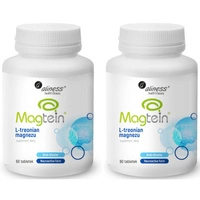 [Zestaw] 2x Aliness L-Treonian magnezu Magtein - 60 tabletek