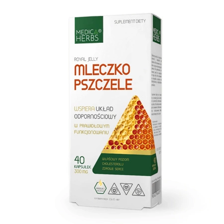 Medica Herbs Mleczko Pszczele 300 mg - 40 kapsułek