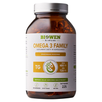Biowen Omega 3 Family (Trójglicerydy) 720 mg EPA i 480 mg DHA - 225 kapsułek