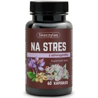 Skoczylas NA STRES Ashwagandha, Szafran i Kozłek Lekarski - 60 kapsułek