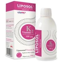 Aliness LIPOSOL Liposomalna Witamina K2 (VitaMK7) 100 uq w płynie - 250 ml 