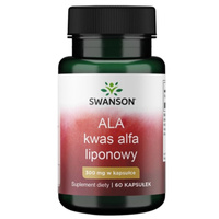 Swanson Kwas Alfa Liponowy ALA 300 mg - 60 kapsułek