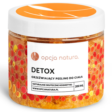 Opcja natura Peeling Detox Orzeźwiający peeling do ciała - 200 ml