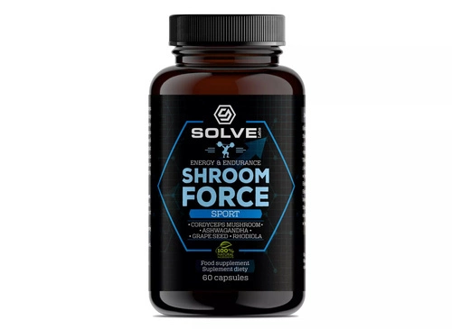 Shroom Force Cordyceps Energia i Witalność 60 kapsułek Solve Labs