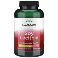 Lecytyna Sojowa bez GMO 1200 mg (90 kaps) Swanson