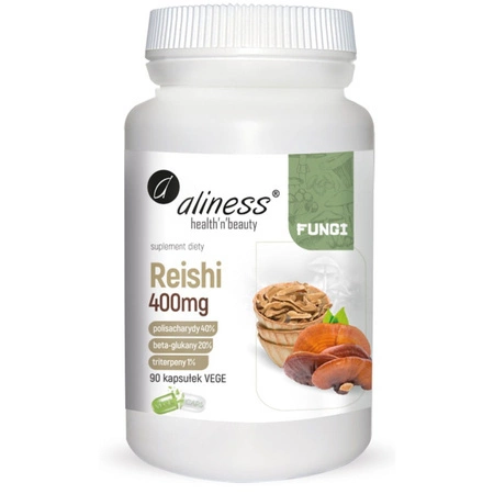  Aliness Reishi Ekstrakt 400 mg 90 kapsułek