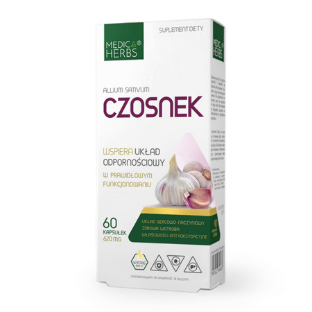 Medica Herbs Czosnek 620 mg - 60 kapsułek