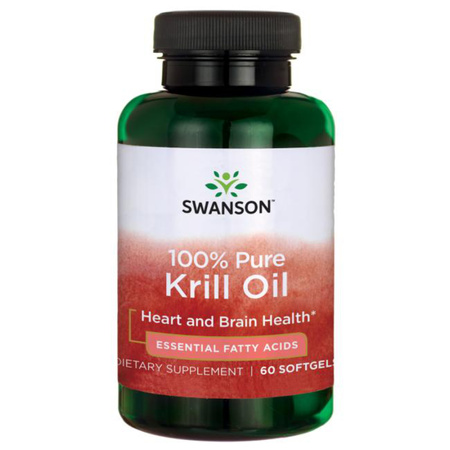 Swanson Olej z Kryla Arktycznego (Krill Oil) 500 mg 60 kapsułek