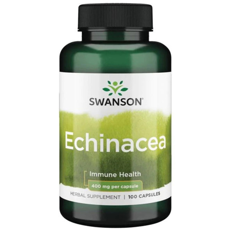 Echinacea Jeżówka Purpurowa 400 mg (100 kaps) Swanson