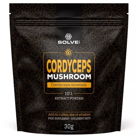 Kordyceps (Cordyceps Sinensis) Ekstrakt 10:1 (30g) Solve Labs