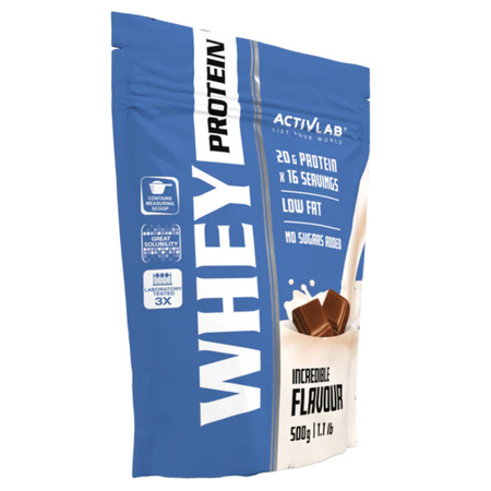 Odżywka Białkowa Koncentrat 85% WPC Activlab Whey Protein - Czekolada - 500g