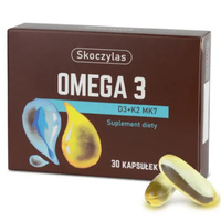 Skoczylas Omega 3 (DHA 712 mg + EPA 254 mg) + Witamina D3 i K2 MK-7 - 30 kapsułek
