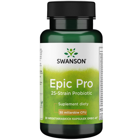 Swanson Probiotyk Epic Pro 25 mld szczepów 30 kapsułek