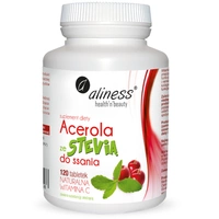 Acerola ze stevią do ssania 120 tabletek Aliness