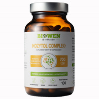 Inozytol Complex+ (Myo-inozytol + D-chiro-inozytol + Scyllo-inozytol) Biowen - 100 kapsułek