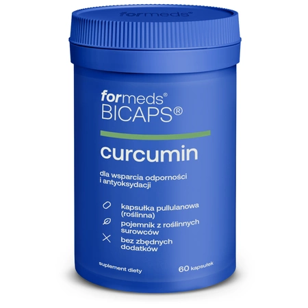 ForMeds Bicaps Curcumin Kurkuma z Piperyną 60 kapsułek