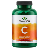 Witamina C 1000 mg Przedłużony czas uwalniania (250 tabl) Swanson