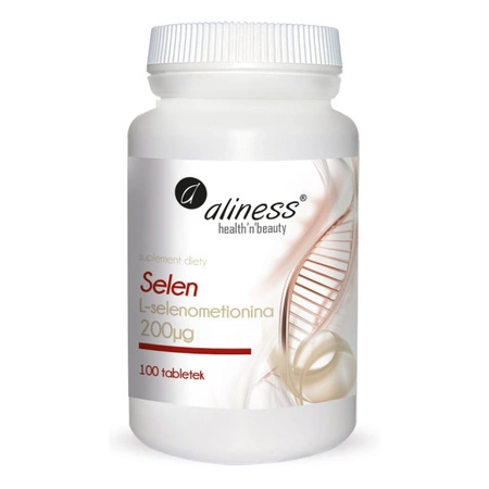 Selen L-selenometionina 200 mcg (100 tabl) Aliness