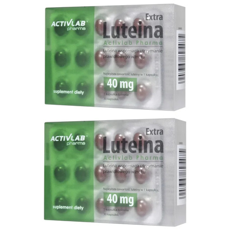 [Zestaw] 2x Activlab Pharma Luteina Extra - 30 kapsułek