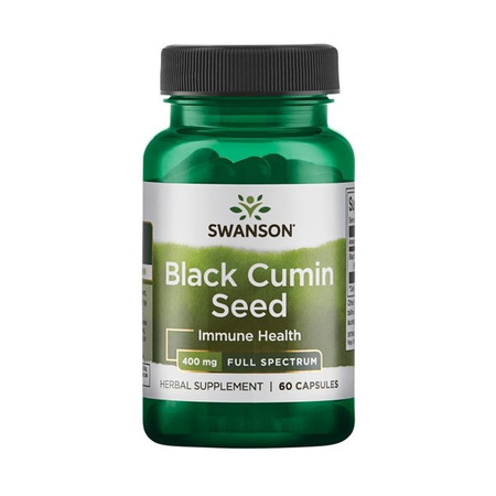 Swanson Czarnuszka (Czarny Kmin) 400 mg - 60 kapsułek