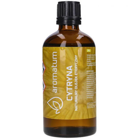 Naturalny Olejek Eteryczny z cytryny Aromatum - 100 ml