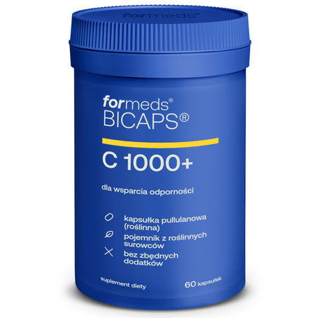 Witamina C 1000+ mg Bioflawonoidy (60 kaps) Bicaps ForMeds