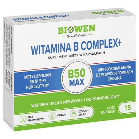 Witamina B complex + Biowen - 15 kapsułek