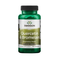 Swanson Kwercetyna i Bromelaina - 100 kapsułek
