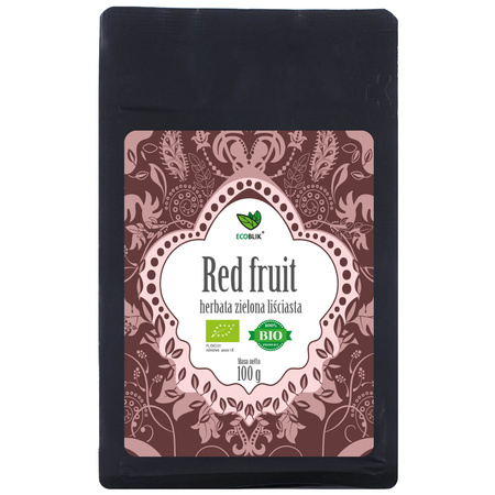 EcoBlik Herbata Liściasta Red Fruit Truskawkowo-malinowy aromat