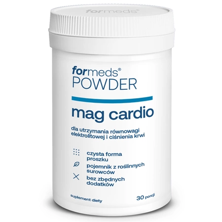 Formeds POWDER Mag Cardio Cytrynian magnezu i potasu w proszku 30g