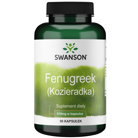Swanson Kozieradka 610 mg (Fenugreek) 90 kapsułek [TEST WD]