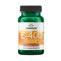 Swanson Witamina E 400 IU Naturalna - 100 kapsułek