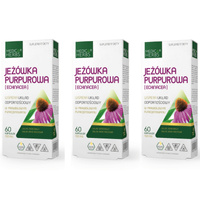 [Zestaw] 3x Medica Herbs Jeżówka Purpurowa (Echinacea) 420 mg - 60 kapsułek