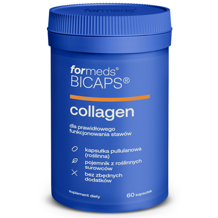BICAPS Kolagen Typu II + Prolina + Witamina C (60 kaps) ForMeds