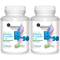 [Zestaw] 2x Aliness Witamina B Complex B-50 - 100 kapsułek