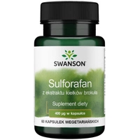 Swanson Sulforafan z Kiełków Brokuła 400 mcg - 60 kapsułek