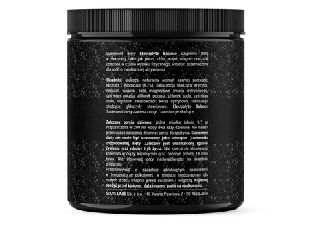 Electrolyte Balance Elektrolity Minerały (290 mg) Solve Labs