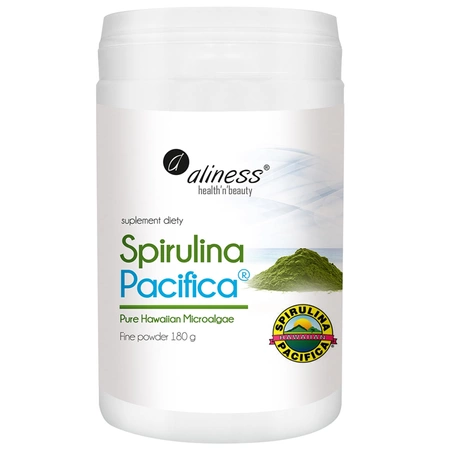 Spirulina Hawajska Pacyfica w proszku 180g Aliness