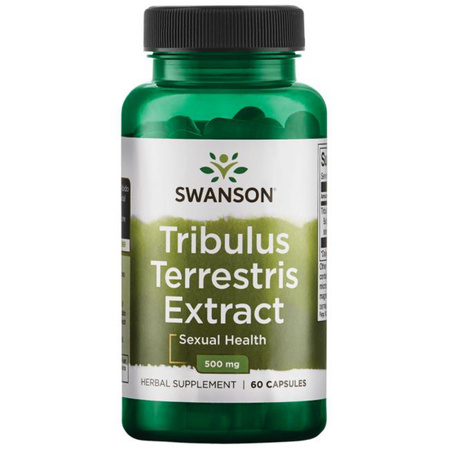 Swanson Tribulus Buzdyganek (Tribulus terrestis Extract) 500 mg 60 kapsułek