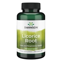 Swanson Lukrecja Korzeń (Licorice Root) 450 mg - 100 kapsułek
